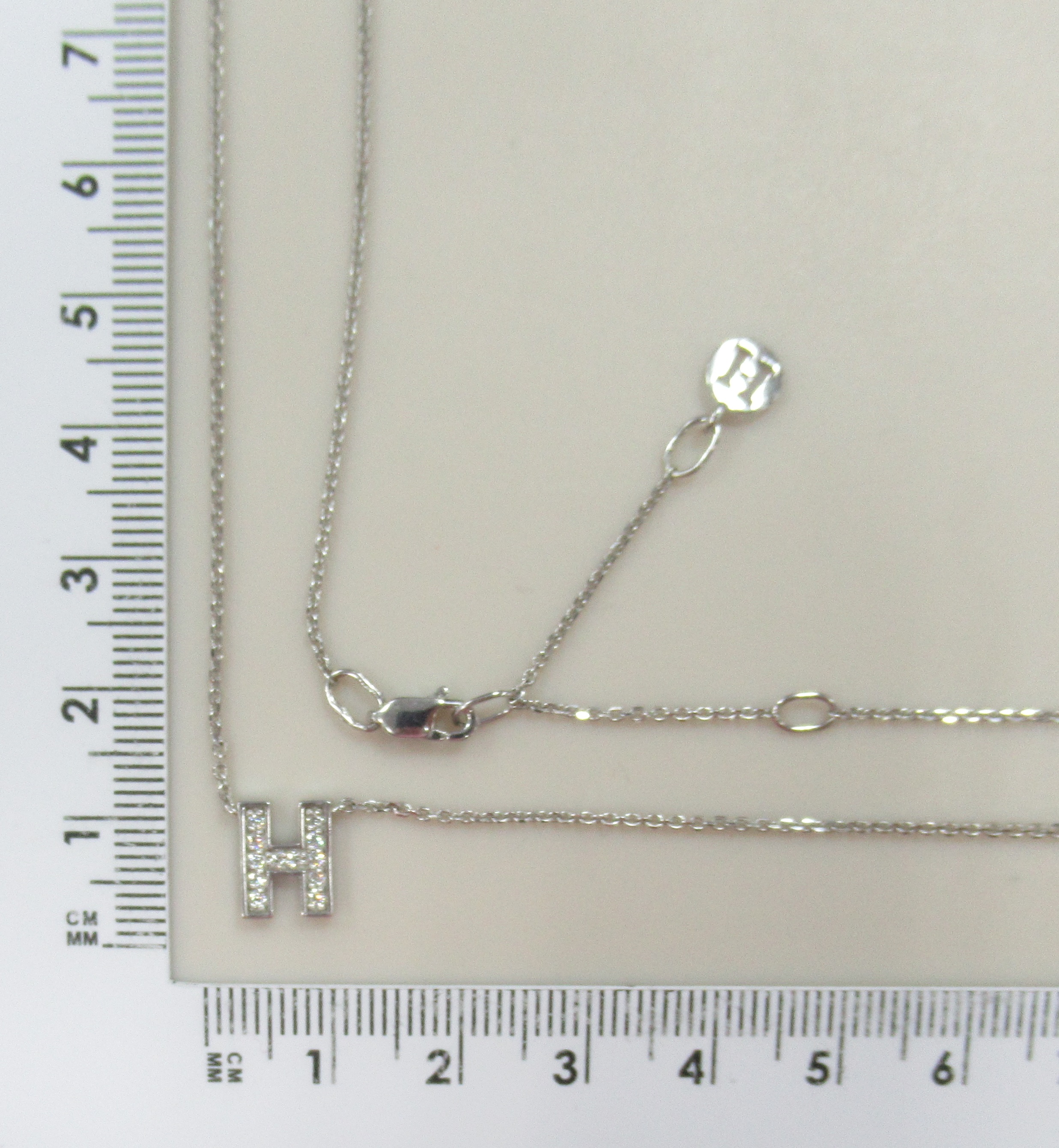 Серебряное колье 925 пробы; плетение Якорное; вставки 12 Фианит бесцв.;